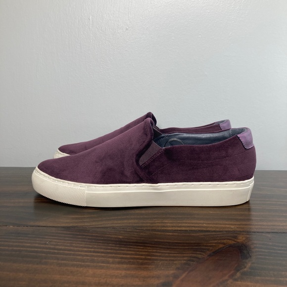 Skechers Vaso 49933 Burgandy Purple Velvet Casual Memory Foam Slip Ons 9.5 - Picture 10 of 14